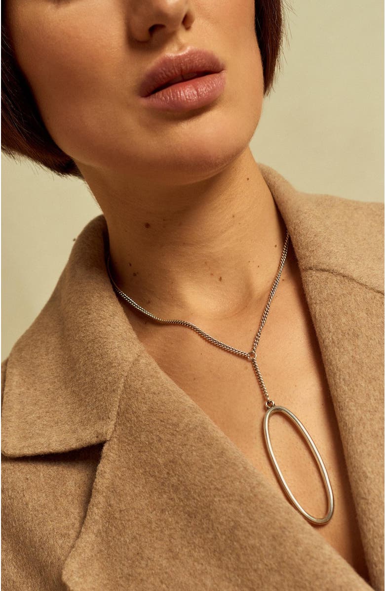 CXC Skylight Necklace, Alternate, color, Silver