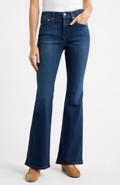 Mid Rise Flare Jeans