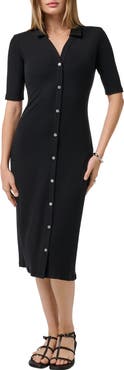 TravisMathew Cloud Rib Midi Shirtdress