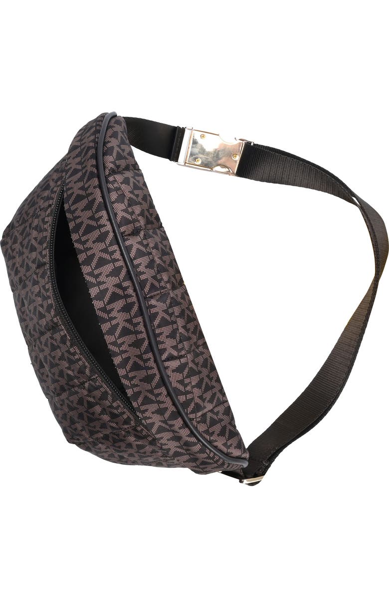 MICHAEL Michael Kors Monogram Print Nylon Belt Bag, Main, color,