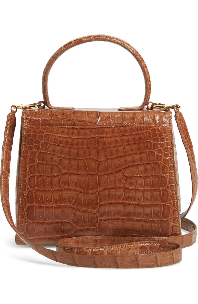 Nancy Gonzalez Lolita Genuine Crocodile Top Handle Bag, Alternate, color,
