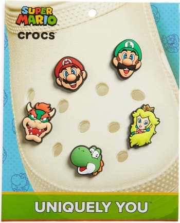 Super mario shops croc charms