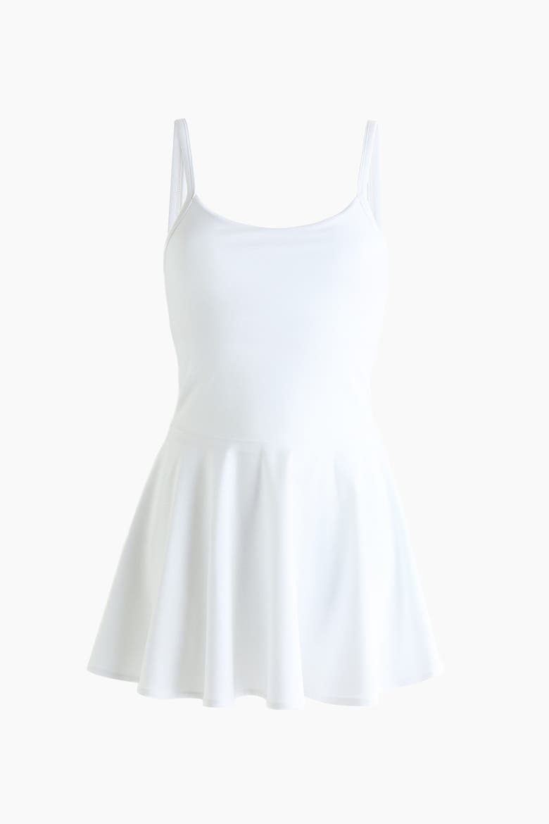 Tennis Dress With Softmove, Alternate, color, White