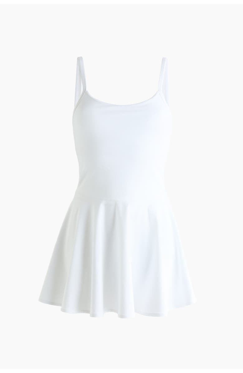 H&M Tennis Dress With Softmove, Main, color, White