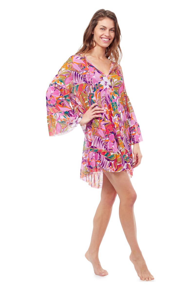 Tropikaia Cover-up Dress, Main, color, MULTI
