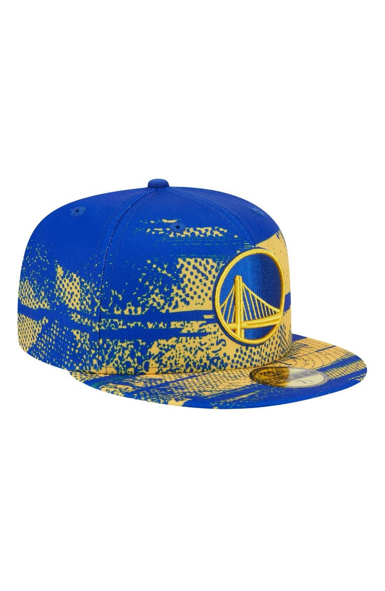 New Era Men's New Era Royal Golden State Warriors Tip-Off 59FIFTY Fitted Hat, Alternate, color, 
