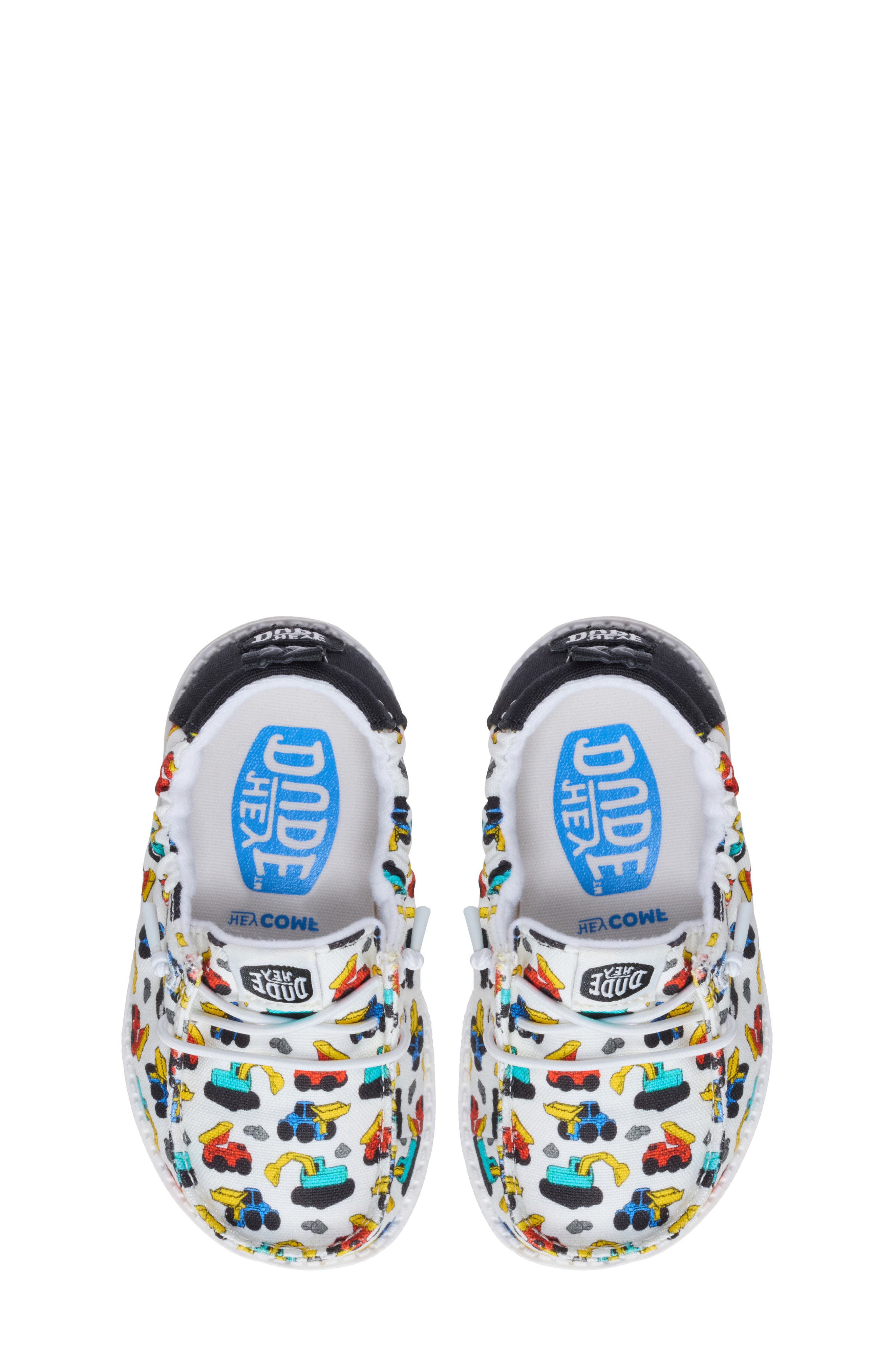 Kids' Lil Dude Slip On, Alternate, color, WHITE
