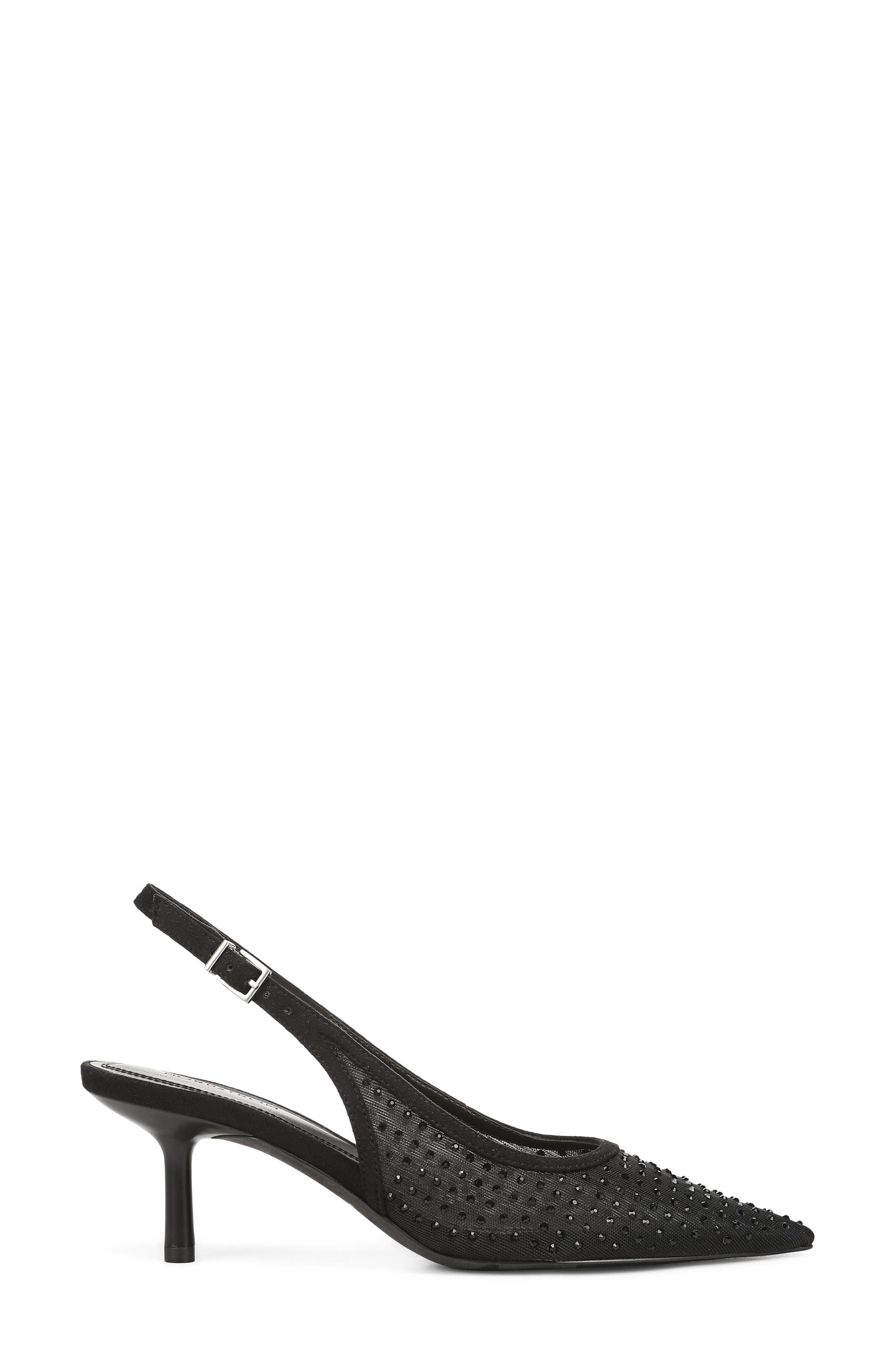 Liza Pointed Toe Pump (Nordstrom Exclusive), Alternate, color, BLACK METALLIC