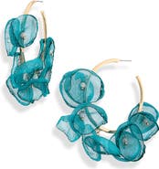 NATASHA Petal Hoop Earrings