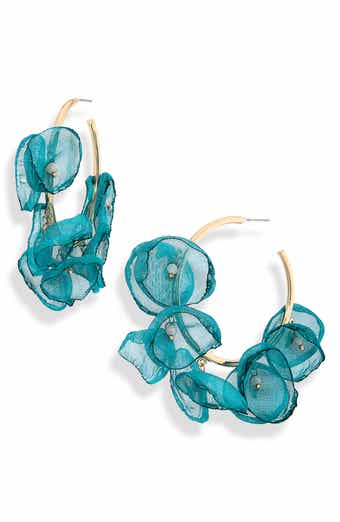 Petal Hoop Earrings