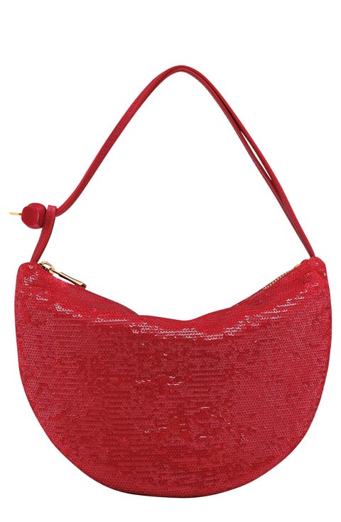 Le Roseau Sparkling Wristlet Clutch