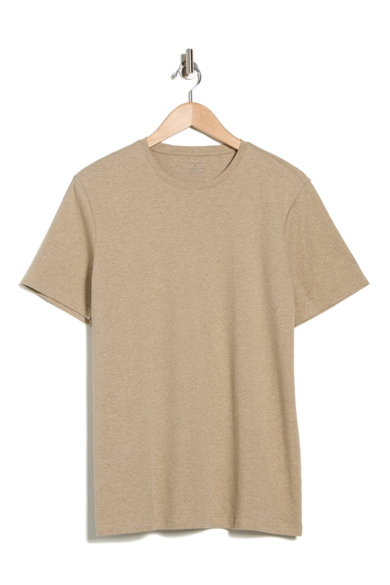 Interlock T-Shirt, Alternate, color, TAN SEASONING HEATHER