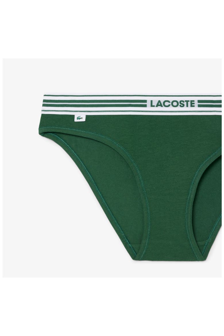 Stretch Cotton Bikini Briefs, Alternate, color, GREEN