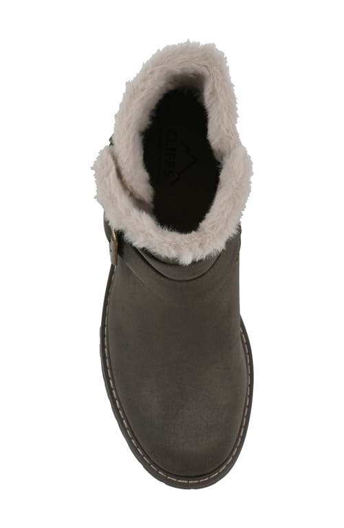 Cliffs By White Mountain Marvin Faux Fur Lined Bootie In Green