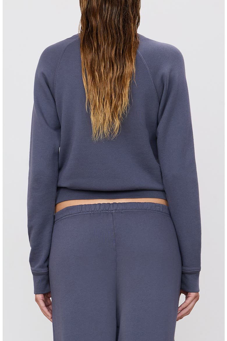 Shrunken V-Stitch Sweatshirt, Alternate, color, WASHED NAVY
