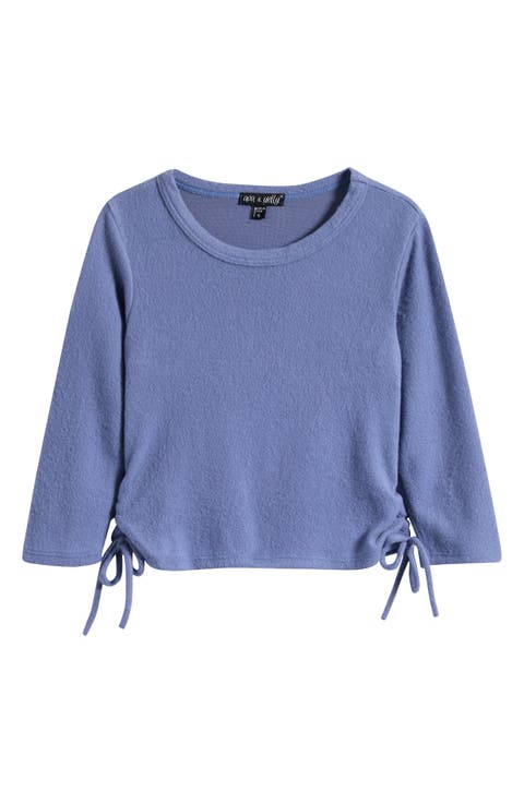 Kids' Side Ruched Knit Top (Little Kid)