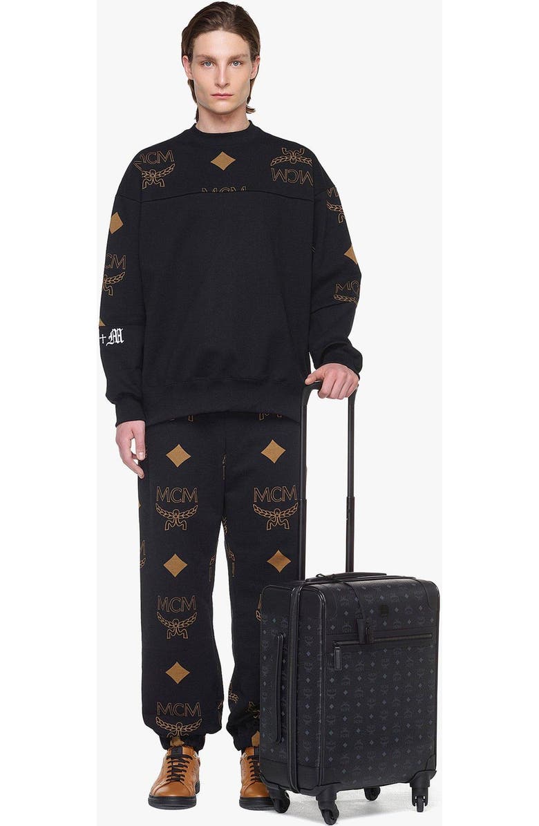 MCM Ottomar Trolley in Visetos, Alternate, color, Black