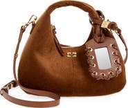 Ganni Mini Corduroy Hobo Bag
