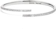 Nordstrom Cubic Zirconia Overlap Cuff Bracelet