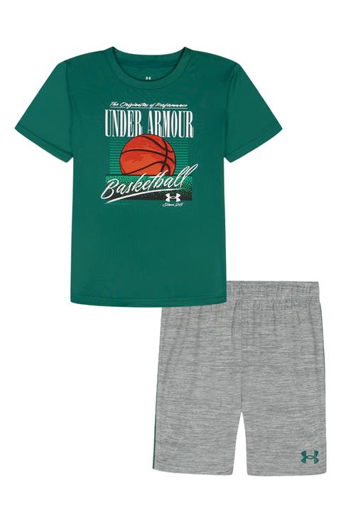 Kids' Tech Basketball Graphic T-Shirt & Shorts Set (Little Kid)