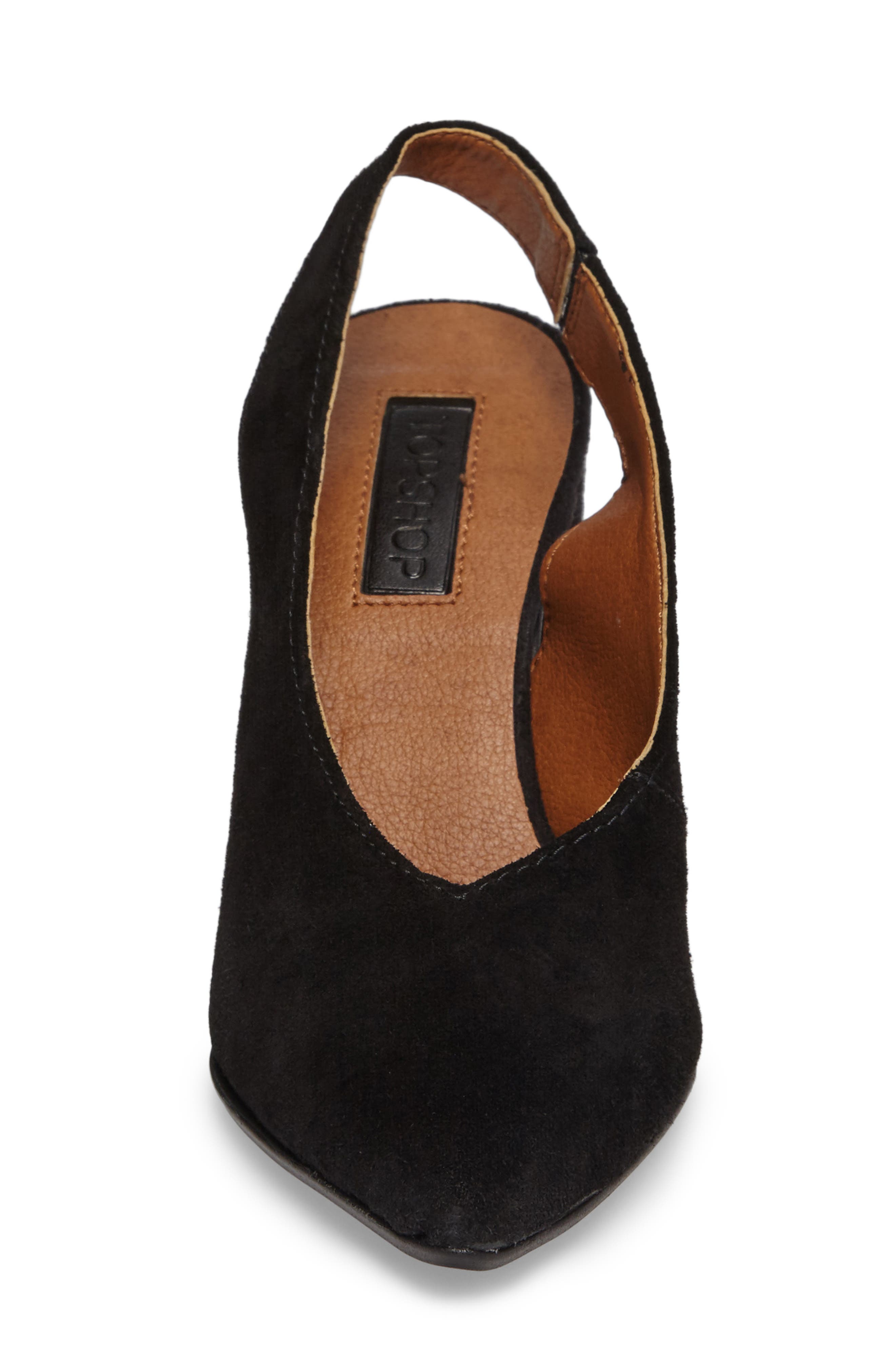 Topshop Georgia Slingback Pump, Alternate, color, 