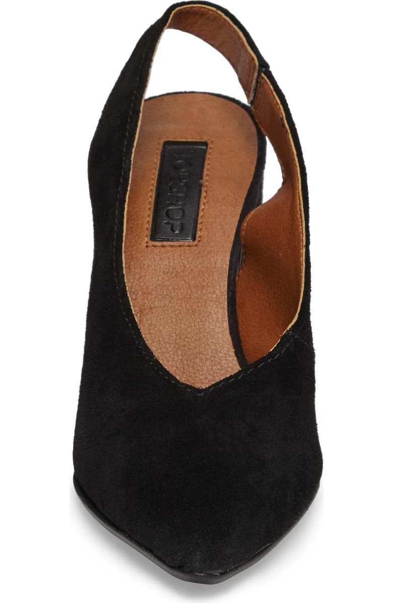 Topshop Georgia Slingback Pump, Alternate, color,