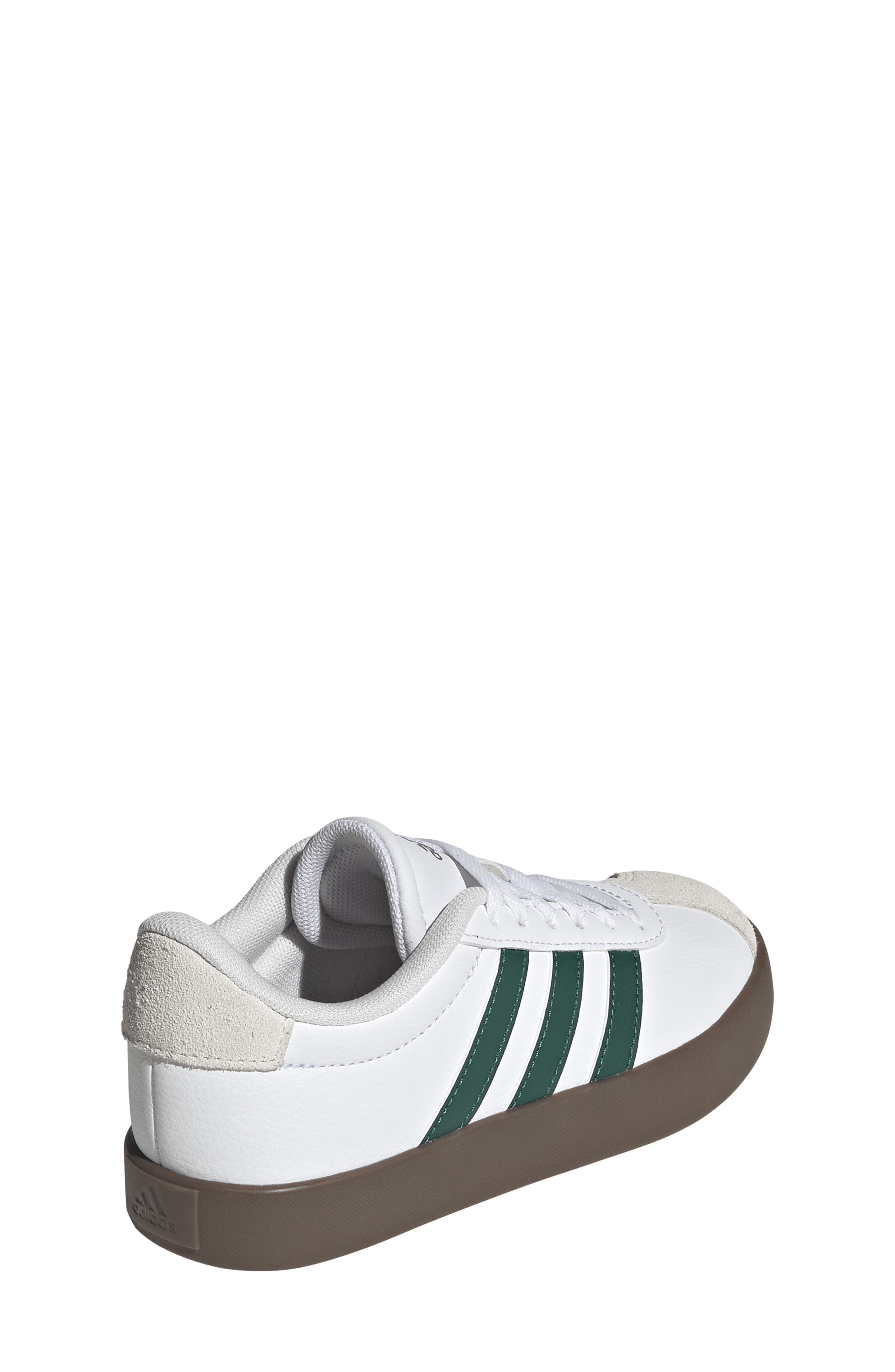 Kids' VL Court 3.0 Sneaker, Alternate, color, WHITE/ COLLEGIATE GREEN/ GUM
