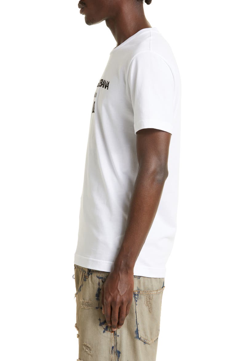 DG Embroidered Logo T-Shirt, Alternate, color, WHITE