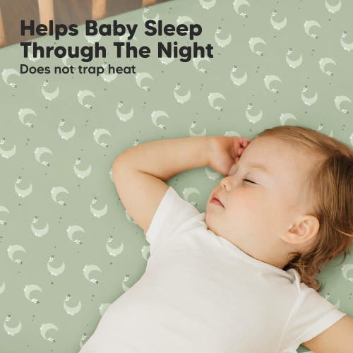 Keababies Isla Fitted Mini Crib Sheets In Lunaris