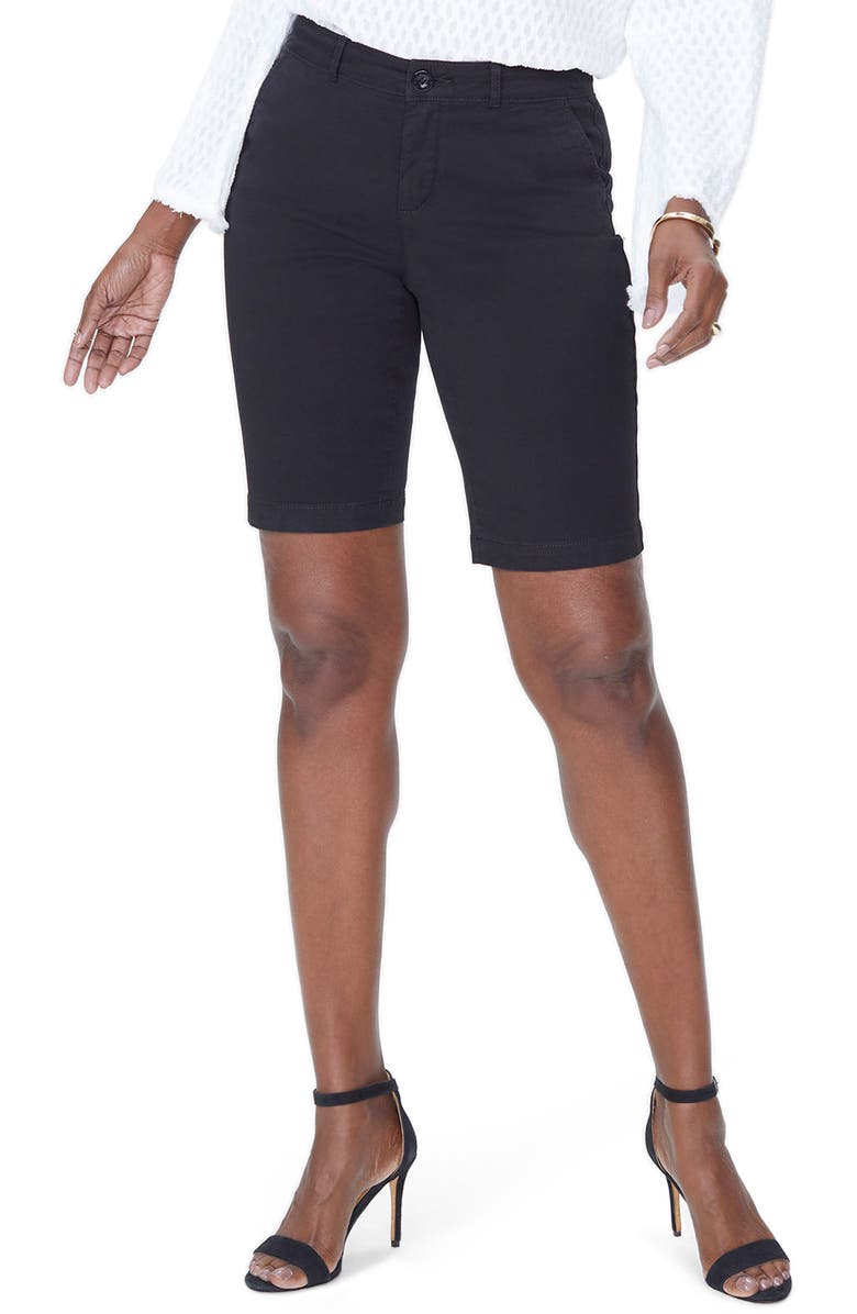 NYDJ Stretch Twill Bermuda Shorts, Main, color, 