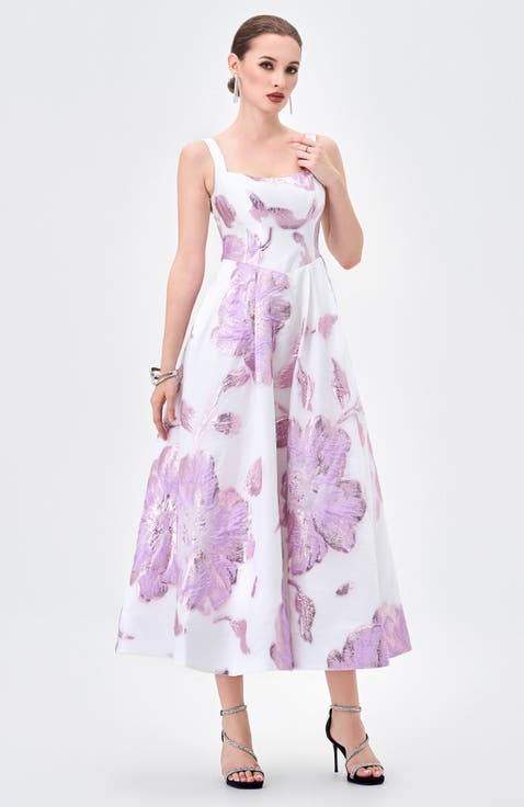 Romaine Square Neck Midi