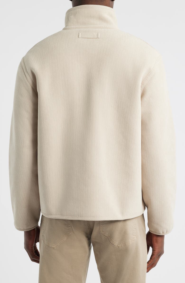 Wax London Killick Reversible Corduroy & Faux Shearling Jacket, Alternate, color, Natural