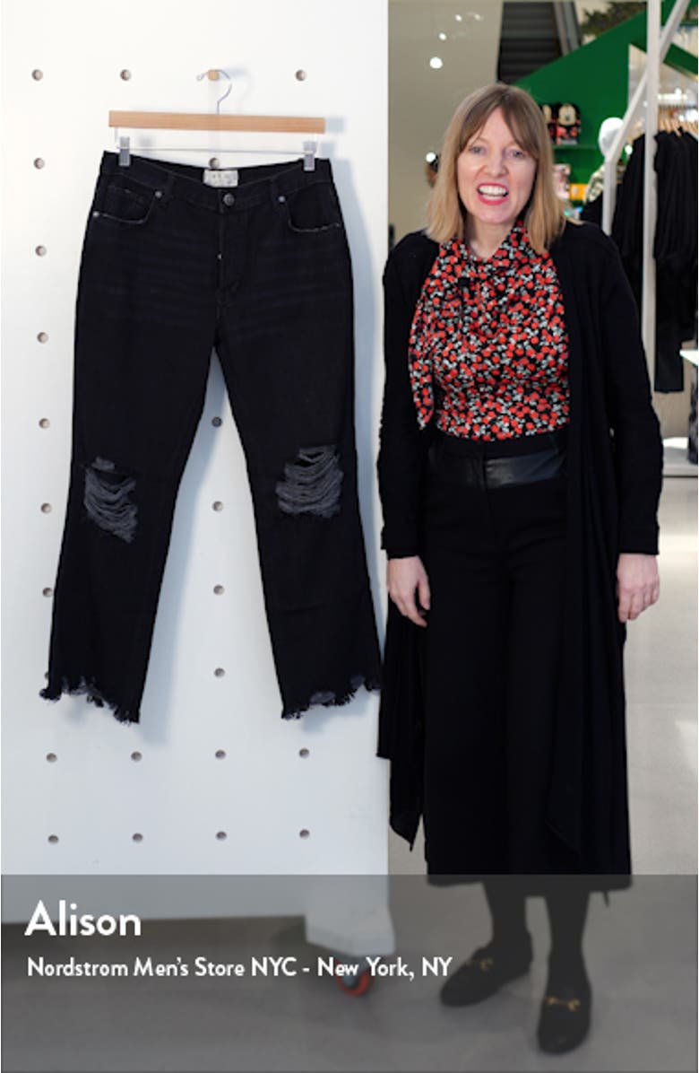 We the Free Maggie Distressed Straight Leg Jeans, sales video thumbnail