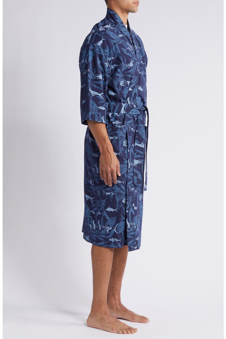 Sea Change Knit Robe, Alternate, color, NAVY
