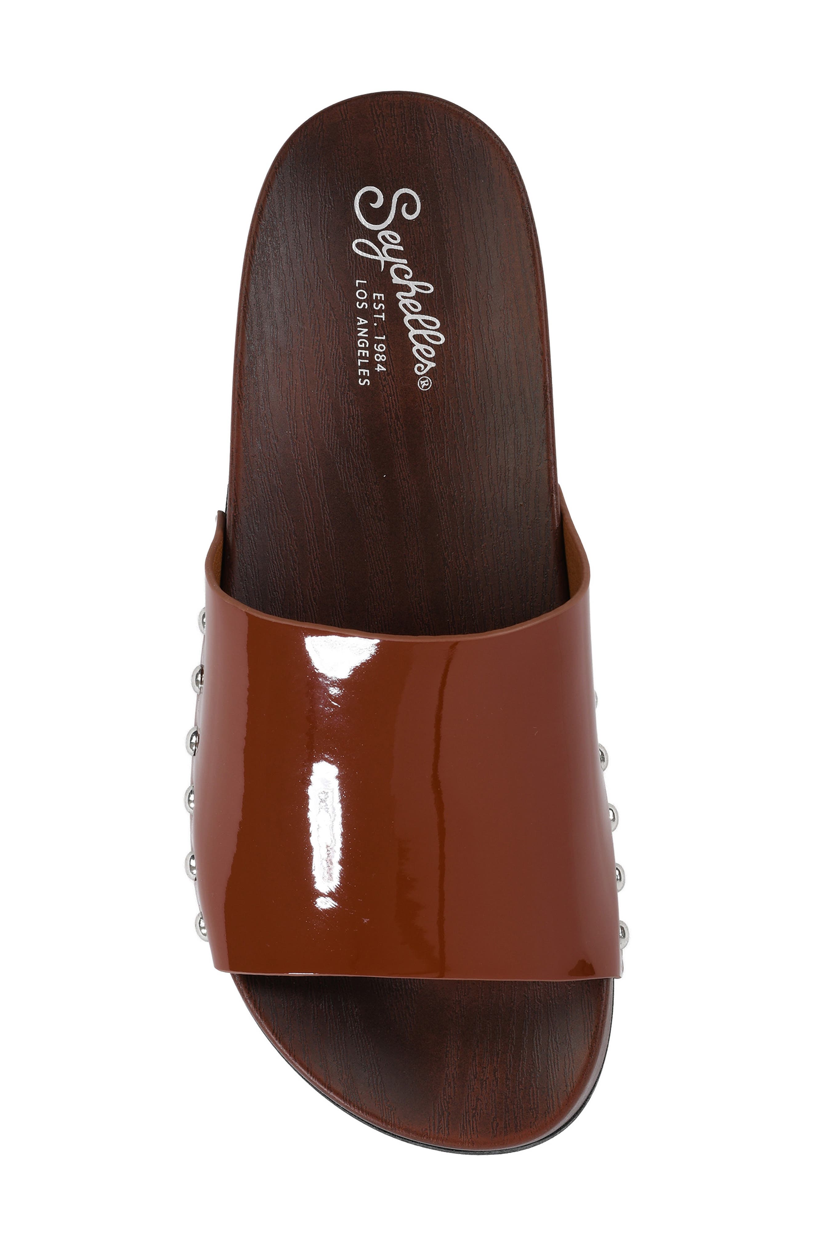 Seychelles City Lights Slide Sandal, Alternate, color, Brown