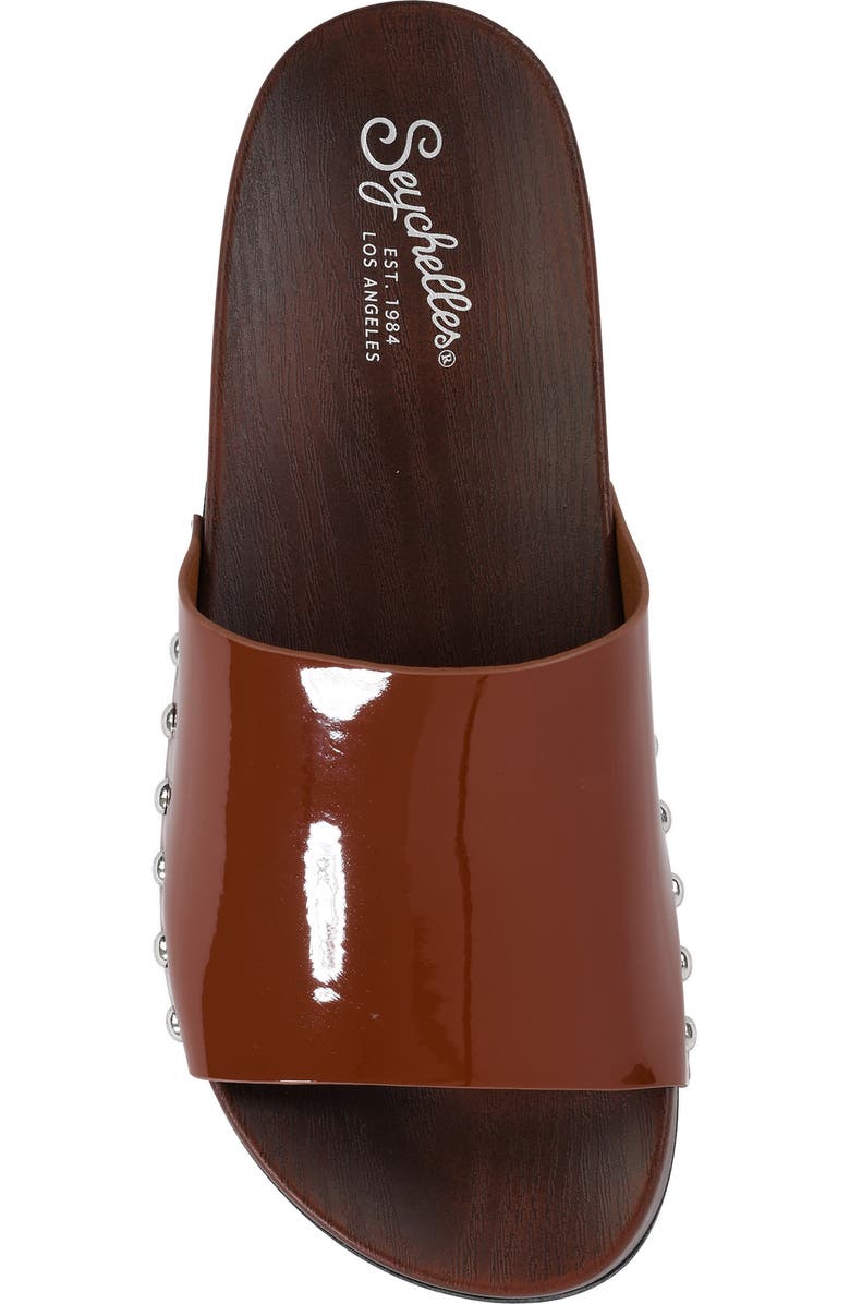 Seychelles City Lights Slide Sandal, Alternate, color, Brown