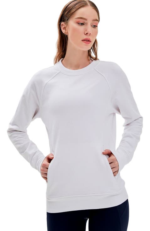 City Zip Slim Crewneck Sweatshirt