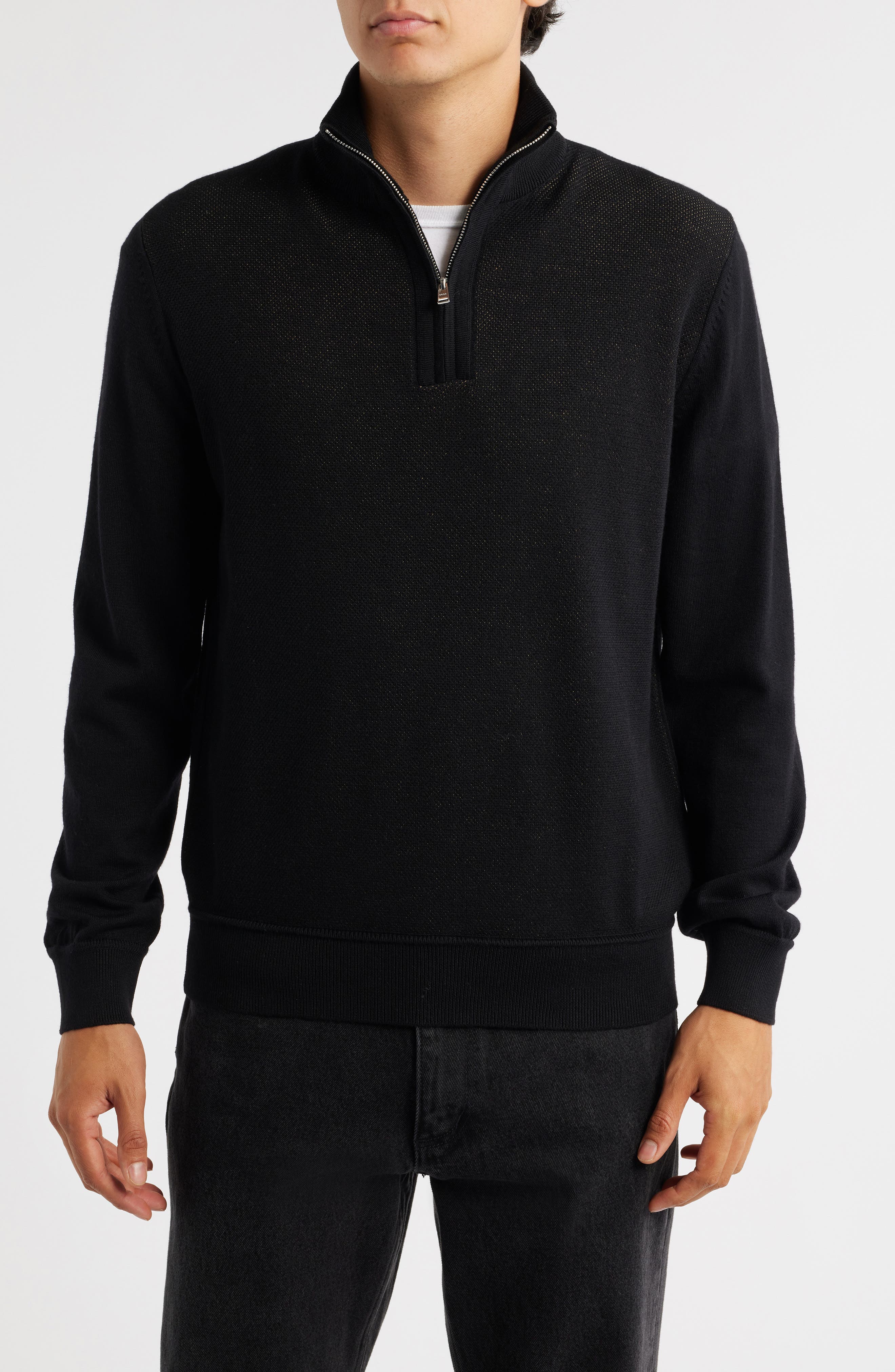 BOSS Illario Quarter Zip Sweater