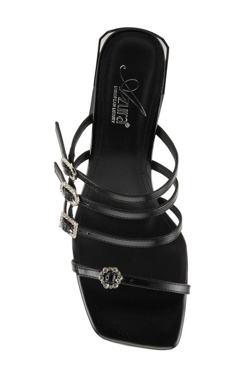 Azura By Spring Step Fancyful Slide Sandal In Black