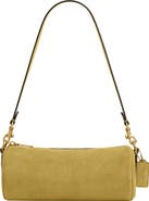 COACH Suede Barrel Bag