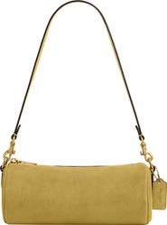 COACH Suede Barrel Bag