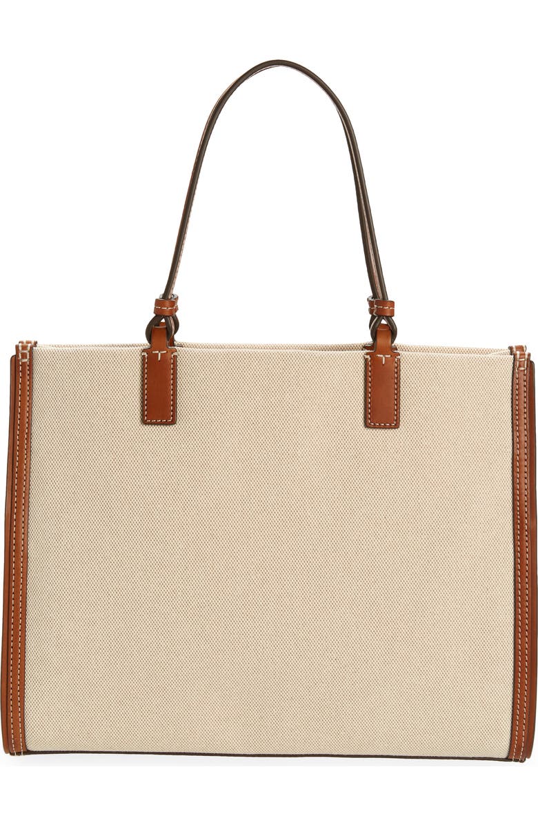 Tory Burch Small Ella Canvas Tote, Alternate, color,