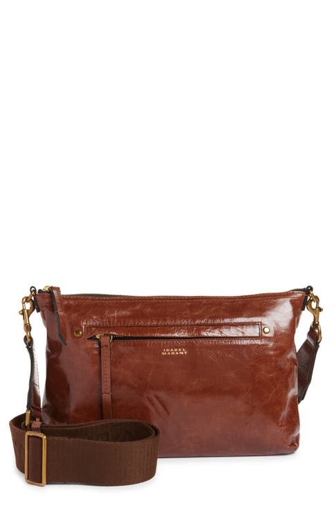 ショルダーバッグ・ポシェット Vanessa Bruno Panier Shoulder Bag - Leather - Brown Vanessa Bruno Panier Shoulder Bag - Leather - Brown Brown