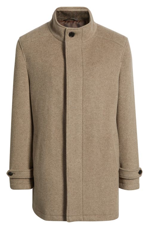 Hart Schaffner Marx Canfield Wool Blend Car Coat In Green