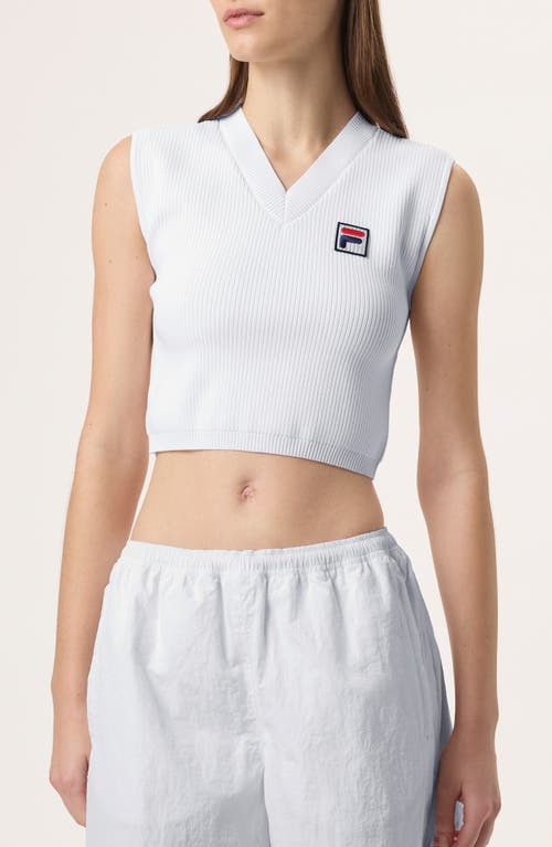 Fila X Hailey Knit Baby Tank In White