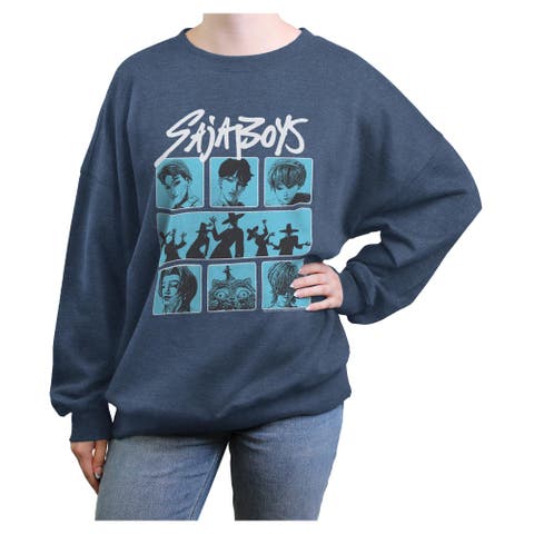 Junior's KPop Demon Hunters Saja Boys Group Logo  Sweatshirt