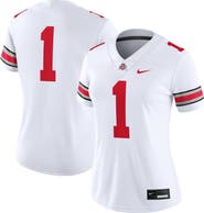 Nike Women's Nike #1 White Ohio State Buckeyes Game Jersey