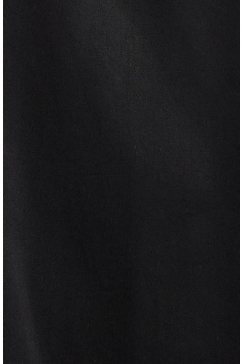 Sleeveless Embroidered Hem Cotton Dress, Alternate, color, BLACK