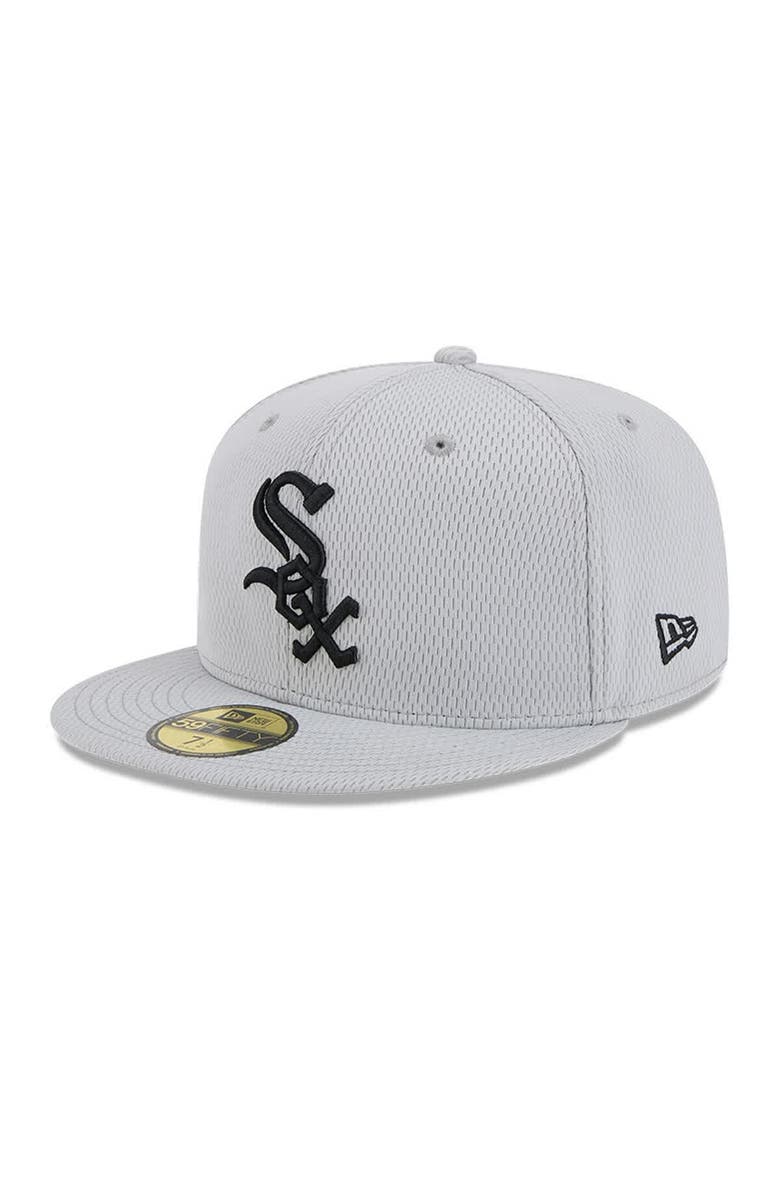 New Era Men's New Era Gray Chicago White Sox 2025 MLB Clubhouse 59FIFTY Fitted Hat, Main, color, Gray