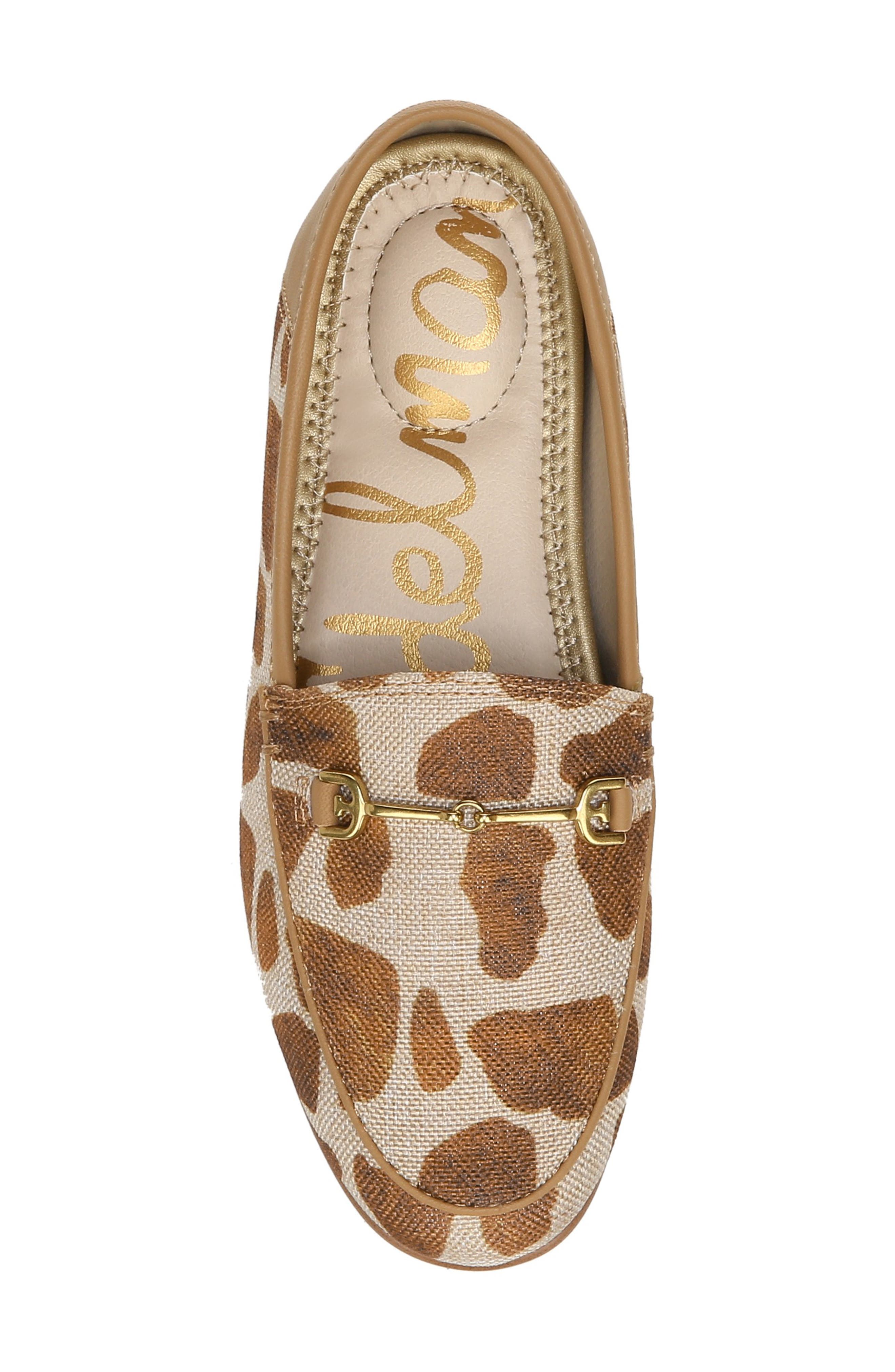 Sam Edelman Loraine Mini Animal Print Loafer, Alternate, color, 